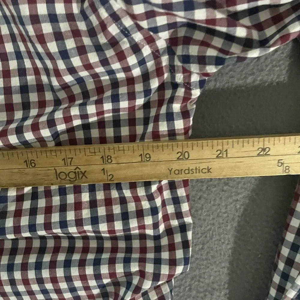 J Crew Shirt‎ Mens S Flex Washed Red Plaid Long Sleeve Button Down